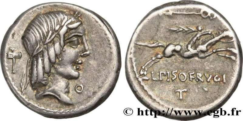 CALPURNIUS
Type : Denier 
Date : 90 AC. 
Mint name / Town : Rome 
Metal : si...