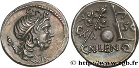 CORNELIA
Type : Denier 
Date : c. 76-75 AC. 
Mint name / Town : Espagne 
Metal : silver 
Millesimal fineness : 950 ‰
Diameter : 19,5 mm
Orienta...