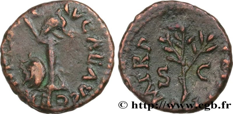 NERO
Type : Quadrans 
Date : c. 64 
Mint name / Town : Rome 
Metal : copper ...
