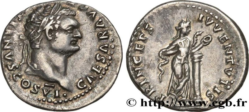 DOMITIANUS
Type : Denier 
Date : 79 
Mint name / Town : Rome 
Metal : silver...