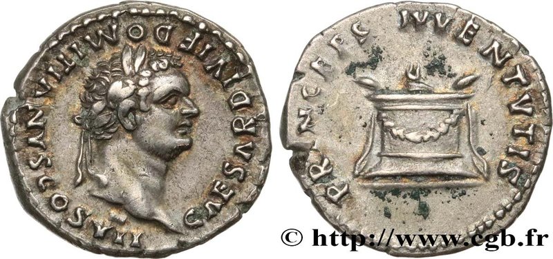 DOMITIANUS
Type : Denier 
Date : 80 
Mint name / Town : Rome 
Metal : silver...