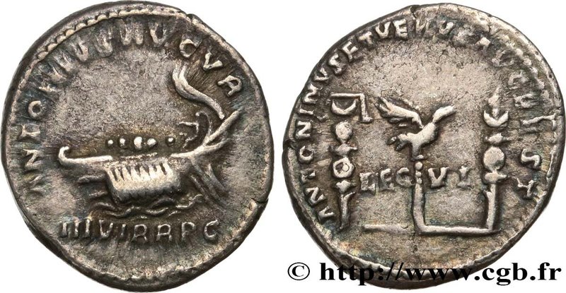 MARC AURELIUS and LUCIUS VERUS
Type : Denier 
Date : 165-166 ou 167-168 
Mint...