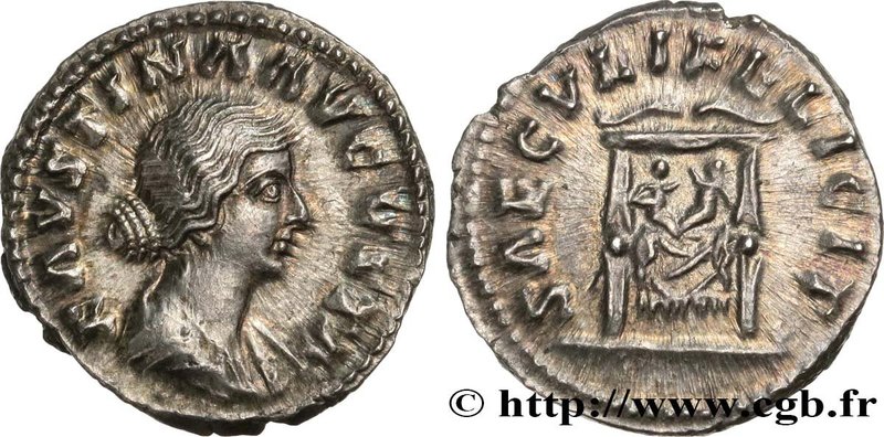 FAUSTINA MINOR
Type : Denier 
Date : 161 
Mint name / Town : Rome 
Metal : s...