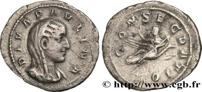 PAULINA
Type : Denier 
Date : 236 
Mint name / Town : Rome 
Metal : silver ...