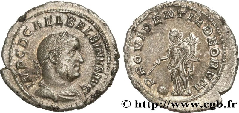 BALBINUS
Type : Denier 
Date : 238 
Mint name / Town : Rome 
Metal : silver ...