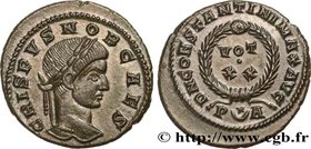 CRISPUS
Type : Centenionalis ou nummus 
Date : 322-324 
Mint name / Town : Arles 
Metal : copper 
Diameter : 18 mm
Orientation dies : 6 h.
Weig...