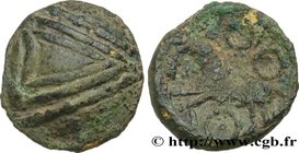 GALLIA BELGICA - REMI (Area of Reims)
Type : Statère de bronze à l'œil 
Date : Ier siècle avant J.-C. 
Mint name / Town : Reims (51) 
Metal : bron...
