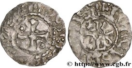 HUGH CAPET
Type : Denier 
Date : c. 987-996 
Date : n.d. 
Mint name / Town : Beauvais 
Metal : silver 
Diameter : 22 mm
Orientation dies : 9 h....