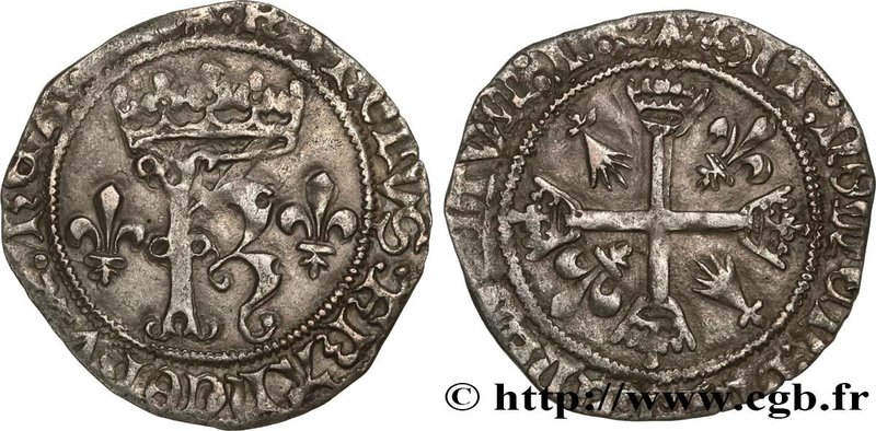 CHARLES VIII
Type : Karolus de Bretagne 
Date : après 1491 
Date : n.d. 
Min...
