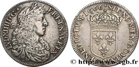 LOUIS XIV "THE SUN KING"
Type : Quart d'écu au buste juvénile, 2e type 
Date : 1666 
Mint name / Town : Paris 
Quantity minted : 315999 
Metal : ...