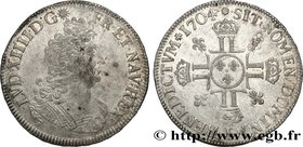 LOUIS XIV "THE SUN KING"
Type : Demi-écu aux huit L, 2e type 
Date : 1704 
Mint name / Town : Tours 
Quantity minted : 304982 
Metal : silver 
M...