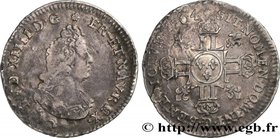 LOUIS XIV "THE SUN KING"
Type : Douzième d'écu aux huit L, 2e type 
Date : 1704 
Mint name / Town : Lyon 
Quantity minted : 85135 
Metal : silver...