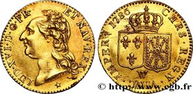 LOUIS XVI
Type : Louis d'or dit "aux écus accolés" 
Date : 1786 
Mint name / Town : Lille 
Quantity minted : 1298715 
Metal : gold 
Millesimal f...