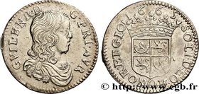 PRINCIPALITY OF ORANGE - WILLIAM-HENRY OF NASSAU
Type : Douzième d'écu 
Date : 1665 
Mint name / Town : Orange 
Metal : silver 
Millesimal finene...