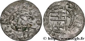 PICARDY - SOISSONS - ABBEY OF SAINT-MEDARD
Type : Denier 
Date : n.d. 
Mint name / Town : Soissons 
Metal : silver 
Diameter : 20,5 mm
Orientati...