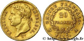 PREMIER EMPIRE / FIRST FRENCH EMPIRE
Type : 20 francs or Napoléon tête laurée, Empire français 
Date : 1813 
Mint name / Town : Paris 
Quantity mi...