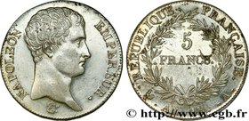 PREMIER EMPIRE / FIRST FRENCH EMPIRE
Type : 5 francs Napoléon Empereur, Calendrier révolutionnaire 
Date : An 13 (1804-1805) 
Mint name / Town : Pa...