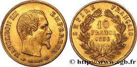 SECOND EMPIRE
Type : 10 francs or Napoléon III, tête nue 
Date : 1856 
Mint name / Town : Paris 
Quantity minted : 10774115 
Metal : gold 
Mille...