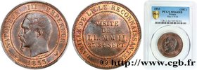 SECOND EMPIRE
Type : Module de dix centimes, Visite impériale à Lille les 23 et 24 septembre 1853 
Date : 1853 
Mint name / Town : Lille 
Metal : ...