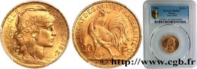 III REPUBLIC
Type : 20 francs or Coq, Dieu protège la France 
Date : 1906 
Mint name / Town : Paris 
Quantity minted : 14613010 
Metal : gold 
M...