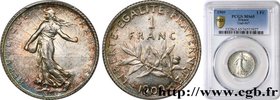 III REPUBLIC
Type : 1 franc Semeuse 
Date : 1909 
Mint name / Town : Paris 
Quantity minted : 10923790 
Metal : silver 
Millesimal fineness : 83...
