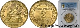 III REPUBLIC
Type : 2 francs Chambres de Commerce 
Date : 1920 
Quantity minted : 14.362.786 
Metal : bronze-aluminium 
Diameter : 27 mm
Orienta...