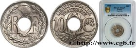 III REPUBLIC
Type : 10 centimes Lindauer 
Date : 1919 
Quantity minted : 33486706 
Metal : copper nickel 
Diameter : 21 mm
Orientation dies : 6 ...