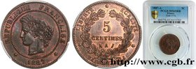 III REPUBLIC
Type : 5 centimes Cérès 
Date : 1887 
Mint name / Town : Paris 
Quantity minted : 1007852 
Metal : bronze 
Diameter : 25 mm
Orient...