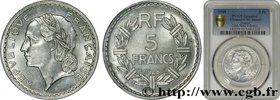 IV REPUBLIC
Type : 5 francs Lavrillier, aluminium, 9 fermé 
Date : 1948 
Quantity minted : --- 
Metal : aluminium 
Diameter : 31,07 mm
Orientati...