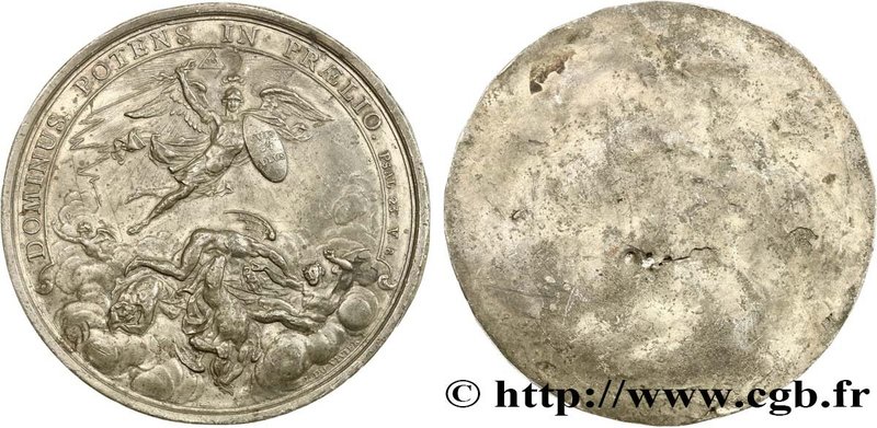 LOUIS XV THE BELOVED
Type : Médaille uniface, Fondation de l'ordre de Saint-Mic...