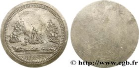THE CONVENTION
Type : Médaille uniface, Le triomphe du Vengeur 
Date : c.1794 
Metal : tin 
Diameter : 84 mm
Weight : 149,91 g.
Edge : lisse 
P...
