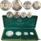 SAUDI ARABIA
Type : Coffret de quatre médailles en argent commémoratives 
Date : 1953 
Metal : silver 
Diameter : 38 mm
Weight : 191 g.
Edge : c...