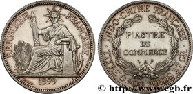 FRENCH INDOCHINA
Type : 1 Piastre de Commerce 
Date : 1899 
Mint name / Town : Paris 
Quantity minted : 4681244 
Metal : silver 
Millesimal fine...