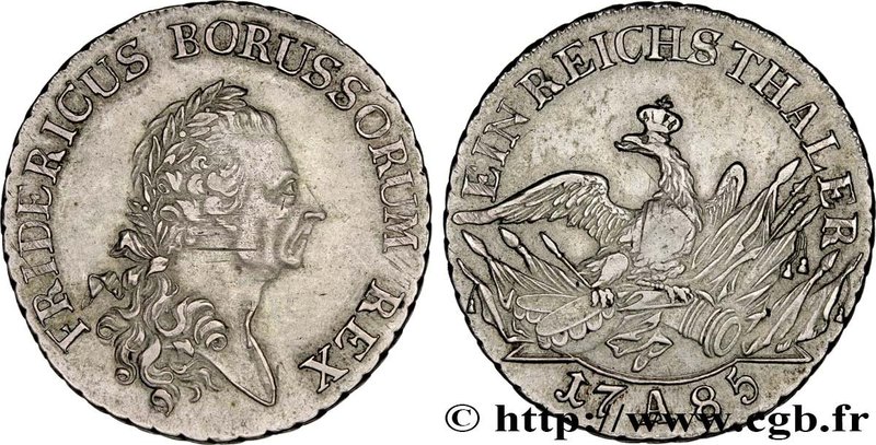 GERMANY - PRUSSIA
Type : 1 Thaler Frédéric II 
Date : 1785 
Mint name / Town ...
