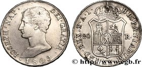 SPAIN - KINGDOM OF SPAIN - JOSEPH NAPOLEON
Type : 20 Reales ou 5 Pesetas 
Date : 1809 
Mint name / Town : Madrid 
Quantity minted : 700000 
Metal...