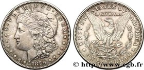 UNITED STATES OF AMERICA
Type : 1 Dollar Morgan 
Date : 1879 
Mint name / Town : San Francisco 
Quantity minted : 9110000 
Metal : silver 
Mille...