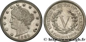 UNITED STATES OF AMERICA
Type : 5 Cents “Liberté” 
Date : 1883 
Mint name / Town : Philadelphie 
Quantity minted : 16026200 
Metal : copper nicke...