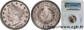 UNITED STATES OF AMERICA
Type : 5 Cents Liberty 
Date : 1909 
Mint name / Town : Philadelphie 
Quantity minted : 11585763 
Metal : nickel 
Diame...