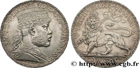 ETHIOPIA - ABYSSINIA - MENELIK II
Type : 1 Birr EE1895 
Date : 1903 
Mint name / Town : Paris 
Quantity minted : 459000 
Metal : silver 
Millesi...
