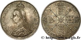 UNITED KINGDOM
Type : Double Florin Victoria buste du jubilé 
Date : 1887 
Quantity minted : 483347 
Metal : silver 
Millesimal fineness : 925 ‰...