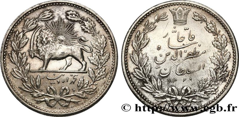 IRAN
Type : 5000 Dinar Muzaffar al-Din Shah AH 1320 
Date : 1902 
Mint name /...