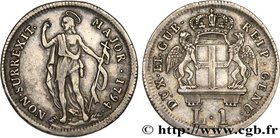 ITALY - REPUBLIC OF GENOA
Type : 1 Lire 
Date : 1794 
Mint name / Town : Gênes 
Quantity minted : - 
Metal : silver 
Millesimal fineness : 889 ‰...
