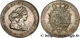 ITALY - KINGDOM OF ETRURIA - CHARLES-LOUIS and MARIE-LOUISE
Type : 10 Lire, 2e type 
Date : 1807 
Mint name / Town : Florence 
Quantity minted : -...