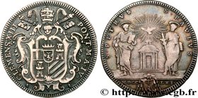 ITALY - PAPAL STATES - CLEMENT XIII (Charles Rezzonico)
Type : Teston an IV 
Date : 1751 
Mint name / Town : Rome 
Quantity minted : - 
Metal : s...