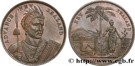 NEW ZEALAND
Type : Penny ou token 
Date : 1857 
Mint name / Town : Christchurch 
Metal : bronze 
Diameter : 34 mm
Orientation dies : 6 h.
Weigh...
