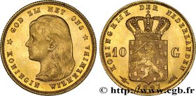 NETHERLANDS
Type : 10 Gulden Wilhelmina 
Date : 1897 
Mint name / Town : Utrecht 
Quantity minted : 453696 
Metal : gold 
Millesimal fineness : ...