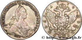 RUSSIA - CATHERINE II
Type : Rouble 
Date : 1774 
Mint name / Town : Saint-Pétersbourg 
Quantity minted : 2270000 
Metal : silver 
Millesimal fi...