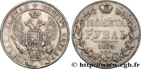 RUSSIA - NICHOLAS I
Type : 1 Rouble 
Date : 1834 
Mint name / Town : Saint-Petersbourg 
Quantity minted : 2270000 
Metal : silver 
Millesimal fi...