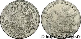 SWITZERLAND - CANTON OF ST. GALLEN
Type : 20 Kreuzer Beda Angehrn von Hagenwil 
Date : 1774 
Mint name / Town : Saint-Gall 
Quantity minted : - 
...