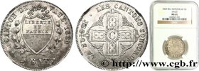 SWITZERLAND - CANTON OF VAUD
Type : 5 Batzen 
Date : 1829 
Quantity minted : - 
Metal : silver 
Diameter : 26 mm
Orientation dies : 6 h.
Weight...
